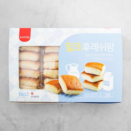 Samrip Milkeu Whoo Reswipang , 560 g, 1 Pack , 1 Pack (삼립 밀크 레쉬팡)