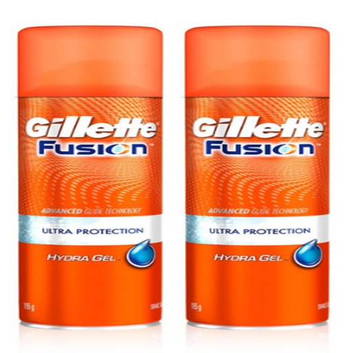Gillette , 195 g, 2 Pack (퓨전 하드라 프텍션 쉐빙)