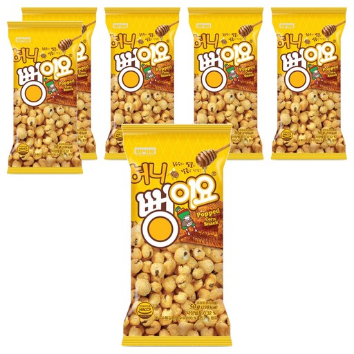Ppeongyo Heoni , 50 g, 6 Pack (뻥요 허니)