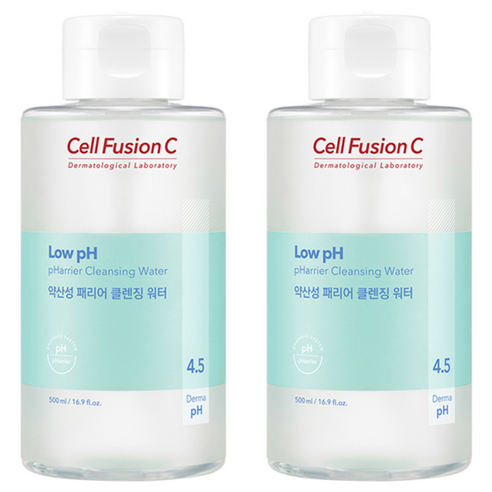Selpyujeonssi Yaksanseong Paerieo Cleansing Woteo , 500 ml, 2 Pack (셀퓨전씨 약산성 패리어 클렌징 워터, 500ml, 2개)