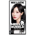Mijyangsen Hel Beobeul Yeomsaekje , 3 AB Aeswibeulraek , 1 Pack (미쟝센 헬 버블 염색제 애쉬블랙)