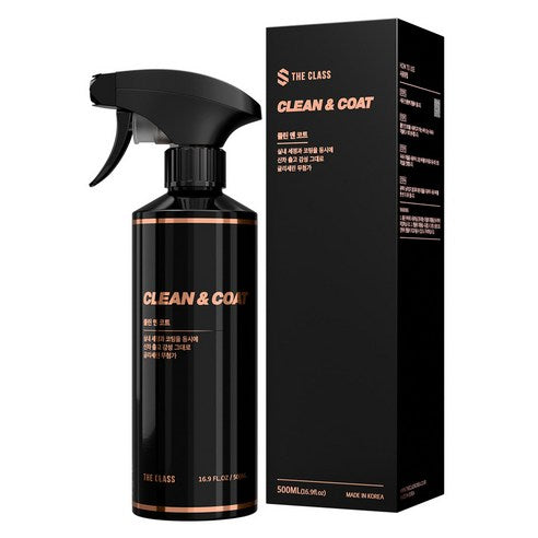 Deokeulraeseu Keulrin & Koteu Charyang Silnae Set Jeong Kotingje , 500 ml, 1 Pack (더클래스 클린 앤 코트 차량 실내 세정 코팅제, 500ml, 1개)