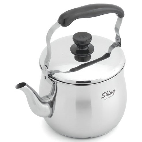 Kwinsenseu Syani Indeoksyeon Stainless Jujeonja , 5 L, Honhap Color , 1 Pack (퀸센스 샤이니 인덕션 스텐 주전자, 5L, 혼합색상, 1개)