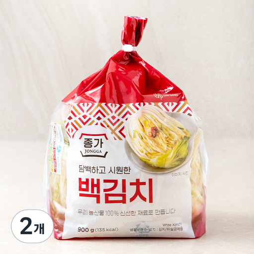 Daesang Jongga Baek Kimchi , 900 g, 2 Pack (백)