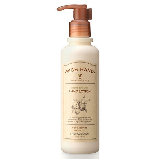 Deopeseusyap Richi Hand V Soft Teochi Hand Lotion , 200 ml, 1 Pack (더페스샵 리치 터치)
