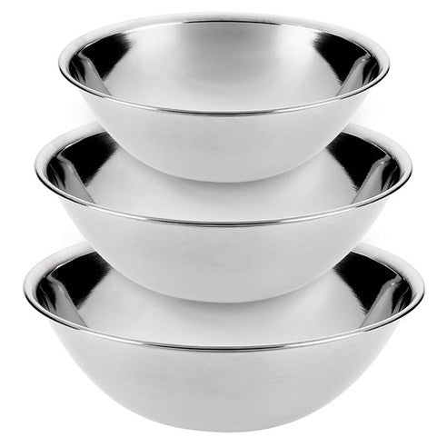 Stainless Pack Tori Stainless Miksingbol 3 Types Set , Miksingbol 22 + Miksingbol 24 + Miksingbol 27, 1 Set (스텐팩토리 스텐 믹싱볼 3종 세트, 믹싱볼22 + 믹싱볼24 + 믹싱볼27, 1세트)
