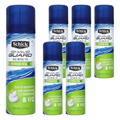 Swikeu Swebeudeu Senseotibeu Raim Swebing Foam , 220 ml, 6 Pack (쉬크 쉐브드 센서티브 라임 쉐빙)