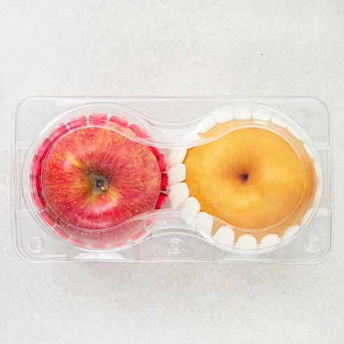 Nonghyup Daily Apple , 1 kg(5~7 Pack ), 1 Pack (곰곰 당도선별 사과와 배 세트 1kg, 1세트)