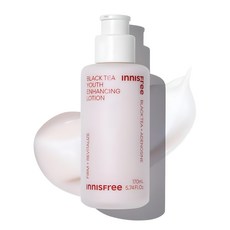 Innisfree Black Ti Yuseu Inhaensing Lotion , 170 ml, 1 Pack (이니스프리 블랙티 유스 인핸싱 로션, 170ml, 1개)