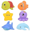 Ojeuto Reobeo Bath Nol Inhyeong 6 Types , SQ 22014-3 Bada , 1 Set (오즈토 러버 놀 인형 바다)