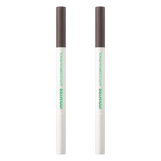 Innisfree Napjak Eyebrow Penseul 0.3 g, 4 Ho Saebyeok Seul Aeswi Beuraun , 2 Pack (이니스프리 납작 아이브로우 펜슬 0.3g, 4호 새벽 이슬 애쉬 브라운, 2개)