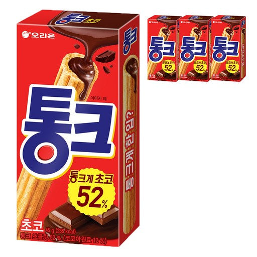 Orion Whole Keu Choko , 45 g, 4 Pack (크 초코)