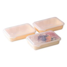 Attihom Milpeurep Sirak , Butter , 3 Pack (아띠홈 밀프렙 도시락, 버터, 3개)
