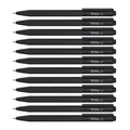 Monami Teuripiseu Samgak Bolpen 0.7 mm, Black , 12 Pack (모나미 트리피스 삼각 볼펜)