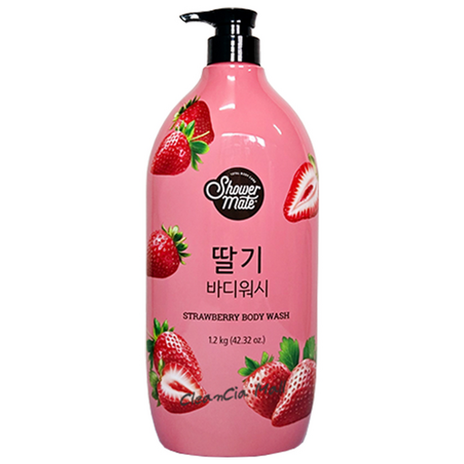 Syawometeu Rieol Naechureol Strawberry Body Wosi , 1 Pack , 1.2 kg (샤워메트 리얼 내추럴 워시)