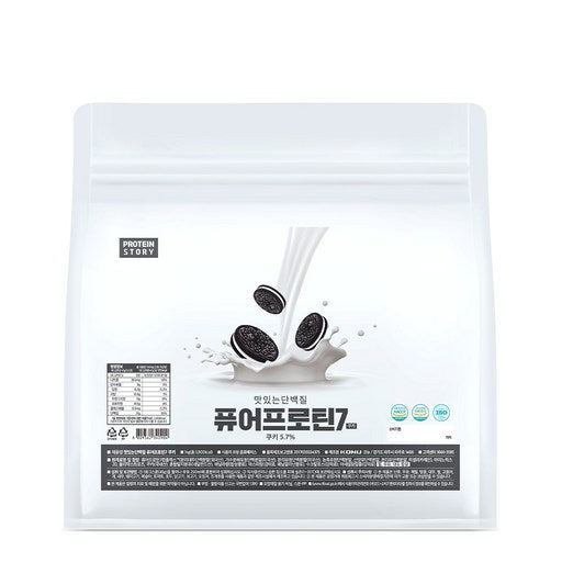 Peutinseutori Tasty Protein Pyueopeutin Cookie , 1 kg, 1 Pack (프틴스토리 퓨어프틴)