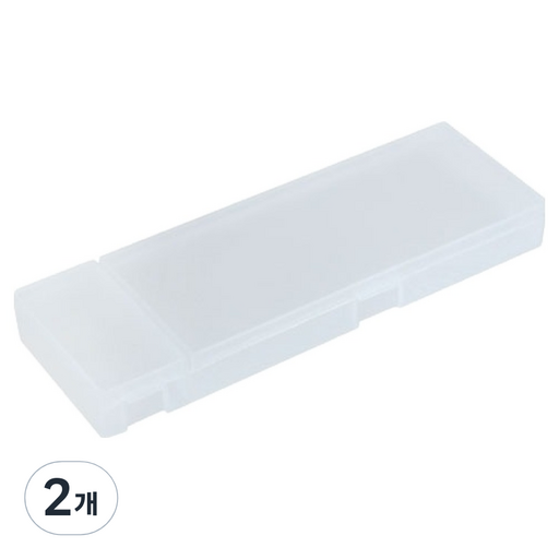 Moninggeulri 2 Dan Bantumyeong Pil Whole Keoseuteom Keseu , 2 Pack (모닝글리 단 반투명 필 커스텀 케스)