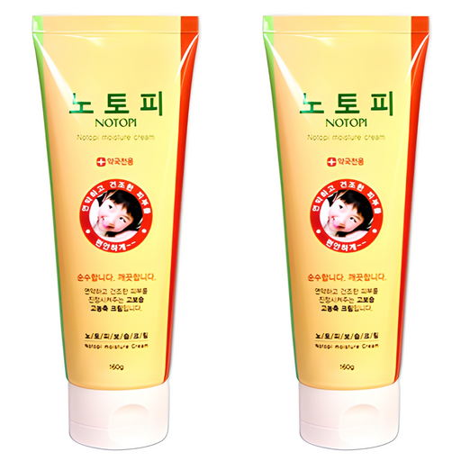 Notopi Boseup Cream , 160 g, 2 Pack (노토피 보습)