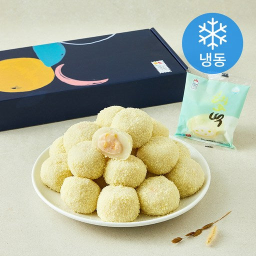 Jeju Sa Kon Cheese Rice Cake 10 Pack ( Frozen ), 600 g, 1 Pack (사 콘)
