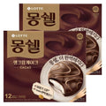 Moncher Fresh Cream Kekeu Kakao , 408 g, 2 Pack (케크 카카오)