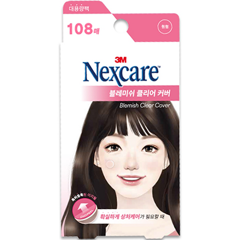 Nekseu Care 3 M Blemish Clear Keobeo , 108 Pack , 1 Pack (넥스케어 3M 블레미쉬 클리어 커버, 108개입, 1개)
