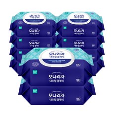Monarija Natural Keulraesik Wet Wipes Kaephyeong , 10 Pack , 100 Sheets Pack , 40 g (모나리자 내추럴 클래식 물티슈 캡형, 10개, 100매입, 40g)