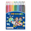 Jiguhwahak Super Syapeusik Saekyeonpil , 12 Saek , 1 Pack (지구화학 샤프식 색연필 색)