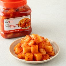 Inu Deo Flavor Na Kkakdugi Kimchi , 1 kg, 1 Pack (인우 더맛나 깍두기김치, 1kg, 1개)