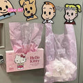 Helkiti Charyangyong Trash Bag Tu Sonjap Packets Sheets Hoeyong Deseukeutap Binil Bag Tu , 50 Pack , 1.8 L (헬키티 차량용 투 손잡 회용 데스크탑 비닐)