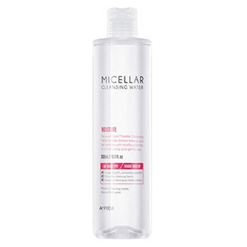 A'PIEU Miselra Cleansing Woteo Moseucheo , 300 ml, 1 Pack (어퓨 미셀라 클렌징 워터 모이스처, 300ml, 1개)