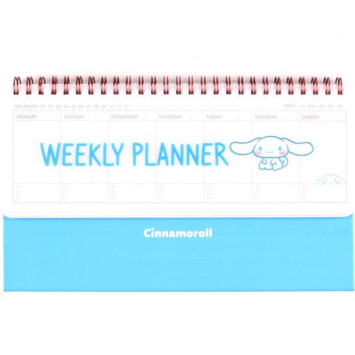 Sanrio PP Taksangyong Wikeulripeulraeneo Sinamorol , Blue , 1 Pack (산리오 탁상용 위클리플래너 시나모롤)