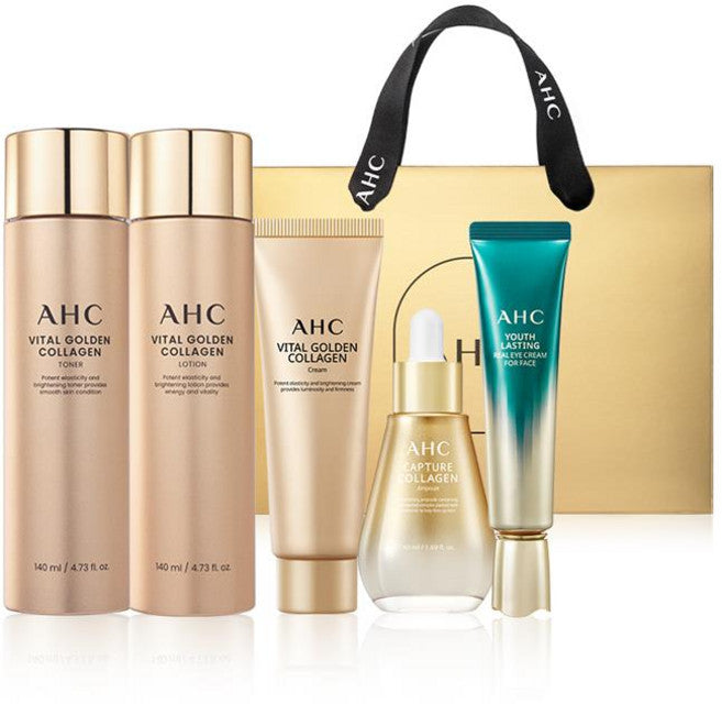 AHC Batal Goldeun Collagen Yuseu Total Care 5 Types Set , 1 Set (바탈 골든 유스)
