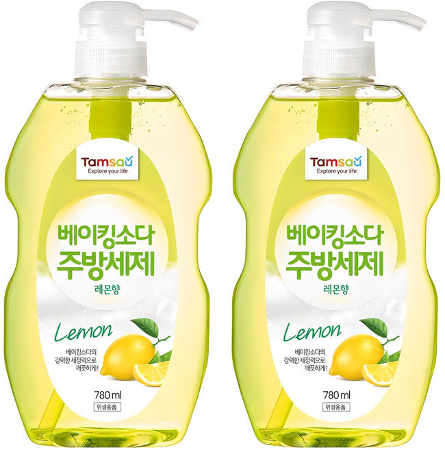 Tamsa Bekingsoda Jubang Set Je Lemon Scent , 780 ml, 2 Pack (베킹소다 주방 제)