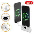 Wonwe Kinghyeong Bojo Pear Teori 2 in 1 Gosok Charging c Ta Pack Portable Charger , White , Gibonhyeong (원웨이 도킹형 보조배터리 2in1 고속충전 c타입 휴대용 충전기, 화이트, 기본형)