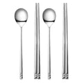Hwiseulreo Modeon Keoteureori Sik 2 In , Spoon 2 p + Chopsticks 2 p, 1 Set (휘슬러 모던 커트러리 한식 2인, 숟가락 2p + 젓가락 2p, 1세트)