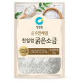 Chungjungone Cheonyeom Gulkeunsogeum , 1 kg, 1 Pack (청정원 천일염 굵은소금, 1kg, 1개)