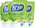 Cham Green Lemon Green Tea Ppodeudeuk Eodeubaenseu Jubang Set Je Ripil , 1.2 L, 3 Pack (참 뽀드득 어드밴스 주방 제 리필)