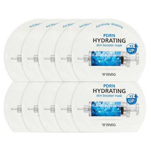 Bi & Biji Toner Buseuteo PDRN Hadeureting Mask Pack , 1 Pack , 10 Pack (비앤비지 스킨부스터 PDRN 하이드레이팅 마스크팩, 1개, 10개입)