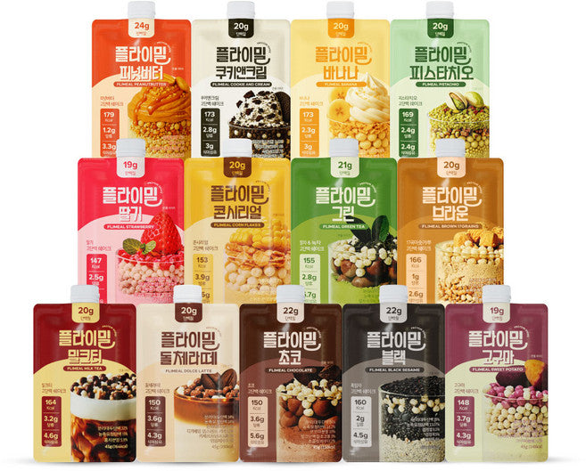 Peulramil Protein Swekeu Pouch Seutateo Pack , 45 g, 1 3 Pack (플라이밀 단백질 쉐이크 파우치 스타터팩, 45g, 13개)
