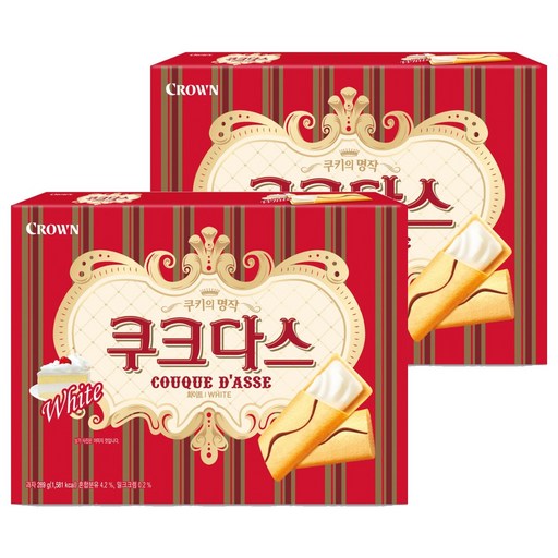 Couque White Toreute , 289 g, 2 Pack (토르테)