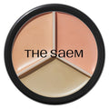 Deosaem Keobeo Peopeksyeon Teuripeul Pat Concealer 13.5 g, 1 Pack , 01 Korekteubeji (더샘 커버 퍼펙션 트리플 팟 컨실러 13.5g, 1개, 01코렉트베이지)