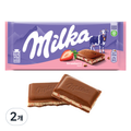 Milka Seuteu Berry Yogurt Chokolrit , 100 g, 2 Pack (밀카 스트 초콜릿)