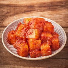 Geumja Spicy Silbi Kkakdugi , 500 g, 1 Pack (금자네 매운 실비 깍두기, 500g, 1개)