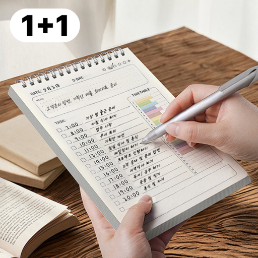 Dinoreu Deri Peulraeneo Taim Seukejulreo , 1 Pack , Honhapsaeksang (디노르 데리 플래너 타임 스케줄러 혼합색상)