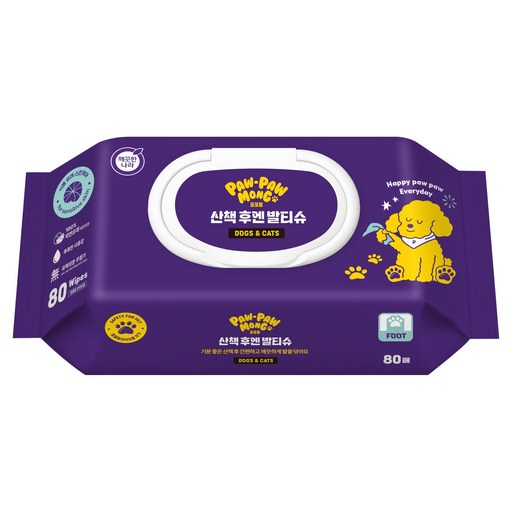 Packets Packets Mong Ban Ryo Dongmul Sanchaek Whoo En Baltisyu Kaephyeong , 80 Pack , 1 Pack (몽 반 동물 산책 엔 발티슈 캡형)