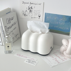 Demimudeu Monggeul Gureum Hyuji Case , White , 1 Pack (데미무드 몽글 구름 휴지 케이스, 화이트, 1개)