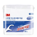Sseuriem Diseu Packets Seobeul Chisil Beolkeu Singgeulrain , 2 cm, 150 Pack , 1 Pack (쓰리엠 디스 서블 치실 벌크 싱글라인)