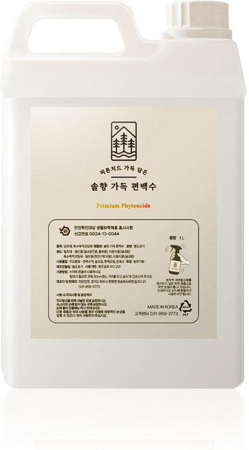 Sol Scent Deuk Ippyeonbaeksu Ripilhyeong Large Size Cheonyeon Pi Tone Chideu Wonaek , 1 Pack , 2 L (솔 득 잎편백수 리필형 천연 피 치드 원액)