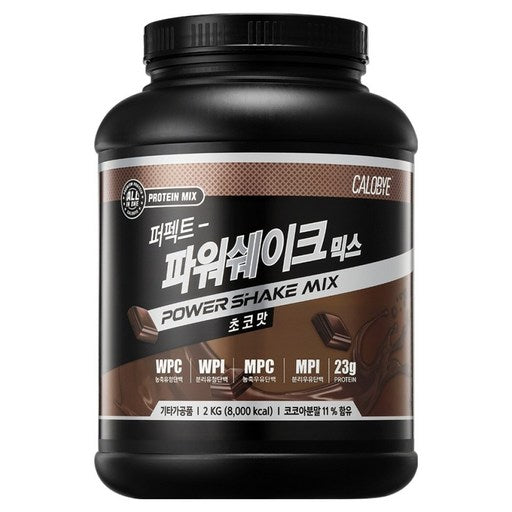 Kalba Perfect Pawoswekeu Mikseu Chocolate Flavor Bokhap Peutin Powder , 2 kg, 1 Pack (칼바 파워쉐크 믹스 복합 프틴)