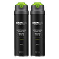 Gillette Raepseu Raepideu Packets Ming Swebeu Gel , 195 g, 2 Pack (랩스 래피드 밍 쉐브)